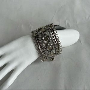 Womens D’lux new chunky‎ silver tone bracelet